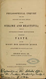 A philosophical enquiry into the origin of our ideas of the sublime and beautiful — Edmund Burke