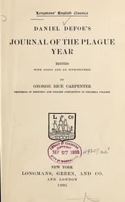 Daniel Defoe's Journal of the plague year — Daniel Defoe