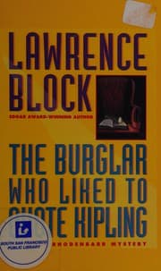 The burglar who liked to quote Kipling — Lawrence Block