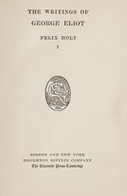 Felix Holt — George Eliot