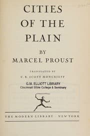 Cities of the Plain — Marcel Proust