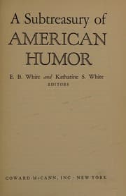 A Subtreasury Of American Humor — Benjamin Franklin