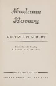 Madame Bovary — Gustave Flaubert