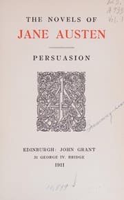 Persuasion — Jane Austen