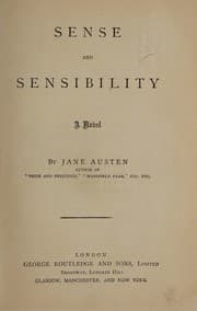 Sense and Sensibility — Jane Austen