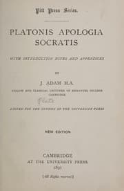 Platonis Apologia Socratis — Plato