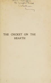 The Cricket on the Hearth — Charles Dickens