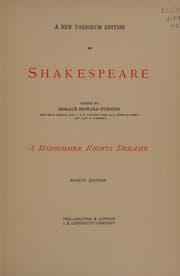 A midsommer nights dreame — William Shakespeare