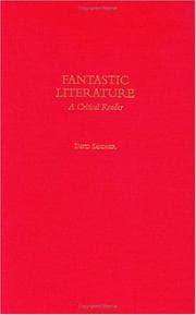 Fantastic literature — David Sandner
