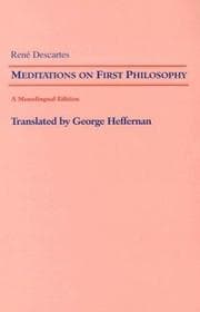 Meditations on first philosophy — René Descartes
