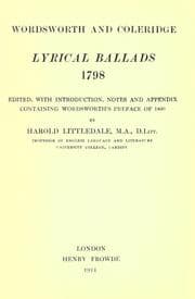 Lyrical ballads, 1798 — Samuel Taylor Coleridge