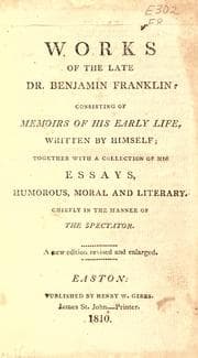Works of the late Dr. Benjamin Franklin — Benjamin Franklin