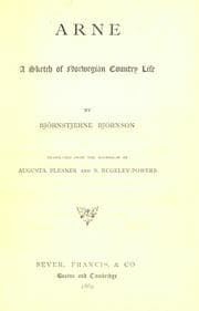 Arne — Bjørnstjerne Bjørnson