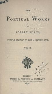 Poetical works. — Robert Burns