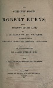The complete works of Robert Burns — Robert Burns