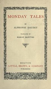 Monday tales — Alphonse Daudet