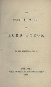 The poetical works. — Lord Byron