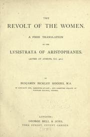 The  revolt of the women — Aristophanes