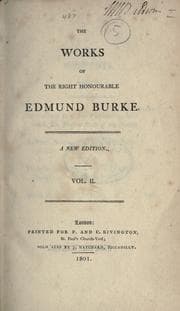Works. — Edmund Burke