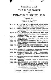 The prose works of Jonathan Swift — Jonathan Swift