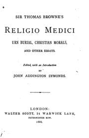 Sir Thomas Browne's Religio medici — Thomas Browne