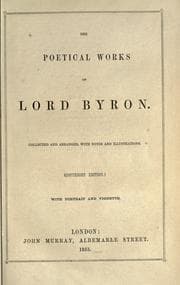 The poetical works of Lord Byron — Lord Byron