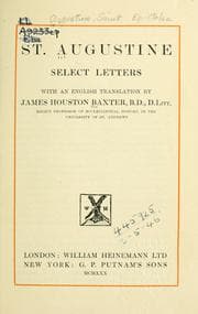 Select letters — Augustine of Hippo