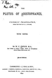 Plutus — Aristophanes