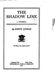 The Shadow Line: A Confession — Joseph Conrad