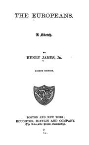 Europeans — Henry James