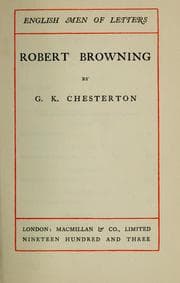 Robert Browning — Robert Browning