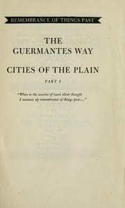 The Guermantes way — Marcel Proust