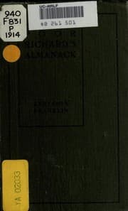 Poor Richard's almanack. — Benjamin Franklin