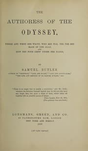 The authoress of the Odyssey — Samuel Butler