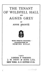 The tenant of Wildfell hall — Anne Brontë