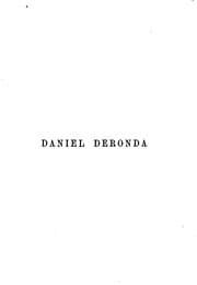 Daniel Deronda — George Eliot